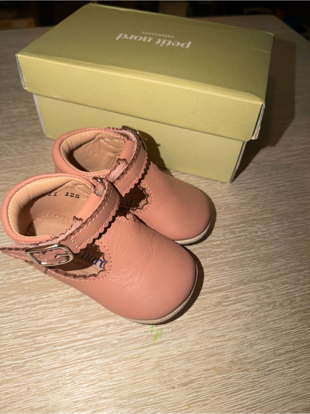 Petit Nord Copenhagen Pink Baby Shoe size EU18/US3k/UK 2k - Picture 3 of 9